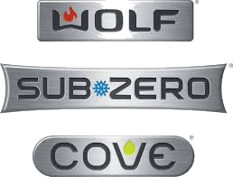 Wolf, Sub-Zero and Cove brand badges
